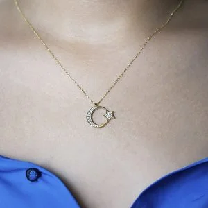 Ay Yıldız Kolye